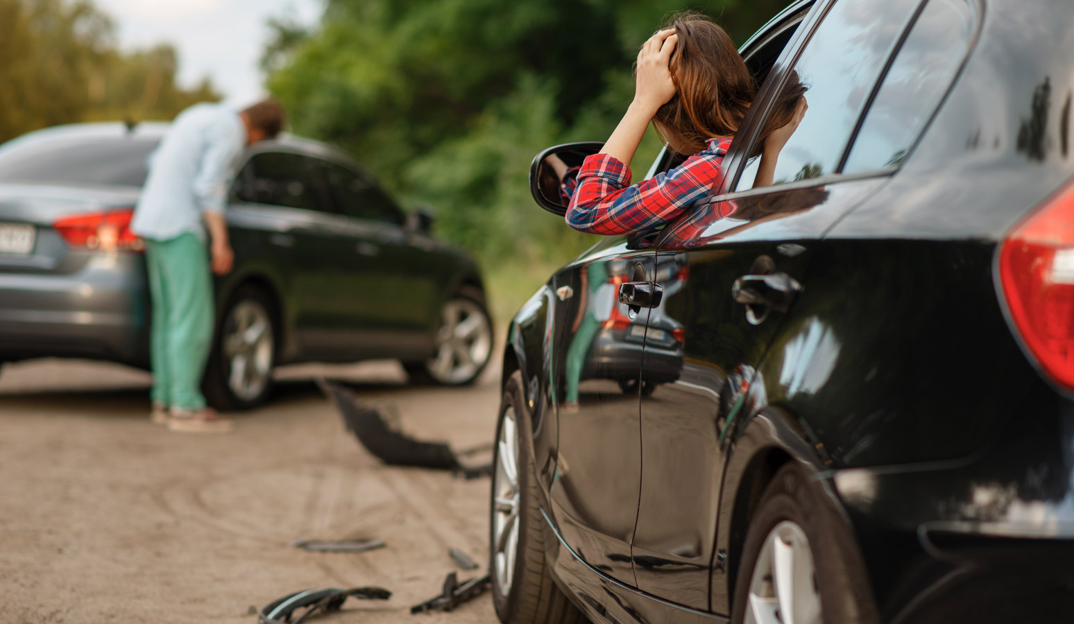 Car Accident Collision First Banner